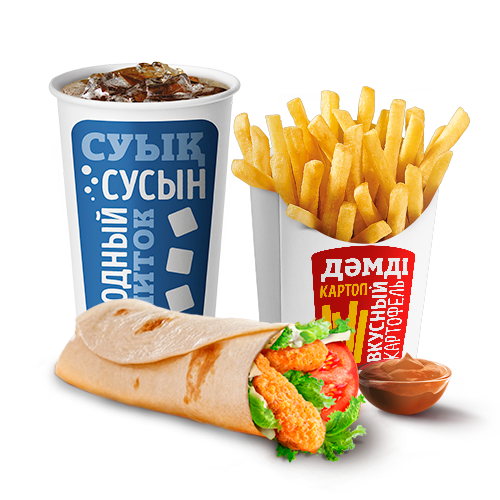 Combo Цезарь ролл (стандартная порция) Combo Цезарь ролл (стандартная порция)