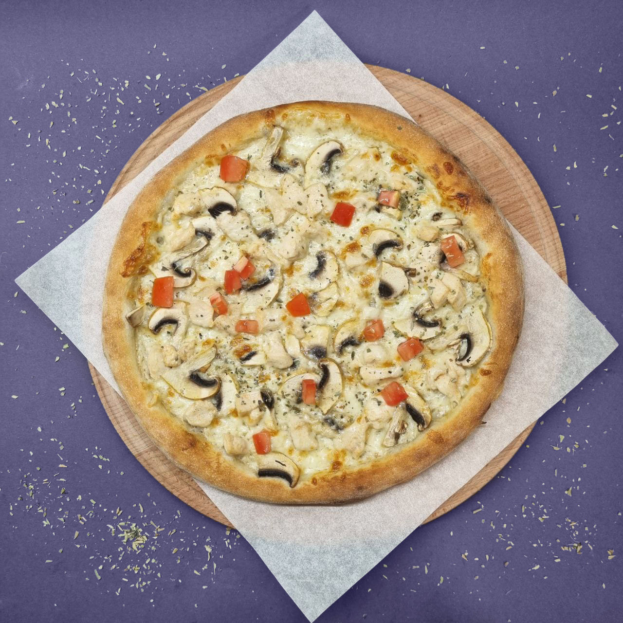 Пицца "Курица с грибами"