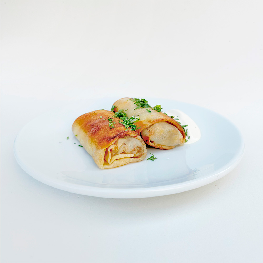 Блины с курицей и грибами Блины с курицей и грибами