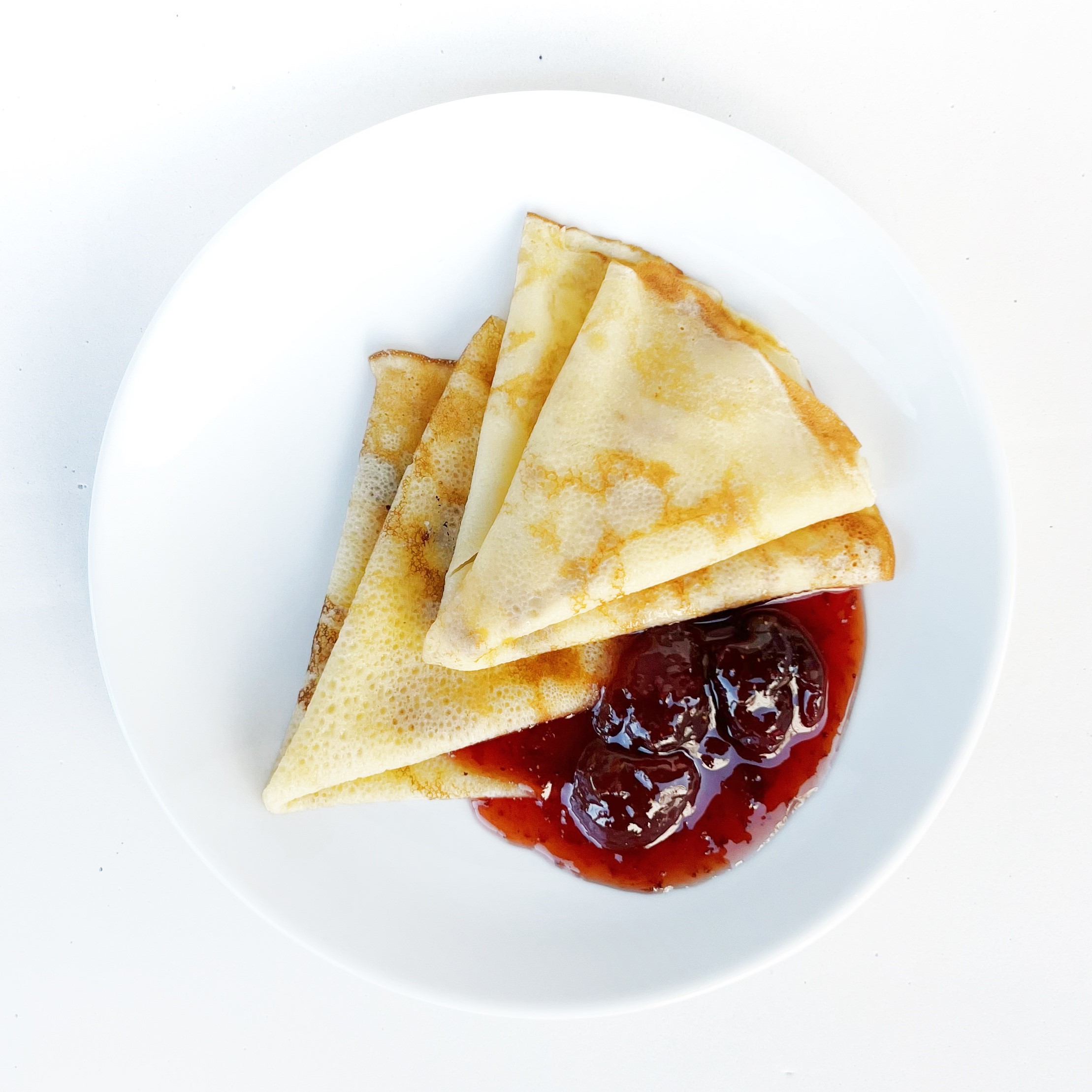 Блины с джемом Блины с джемом